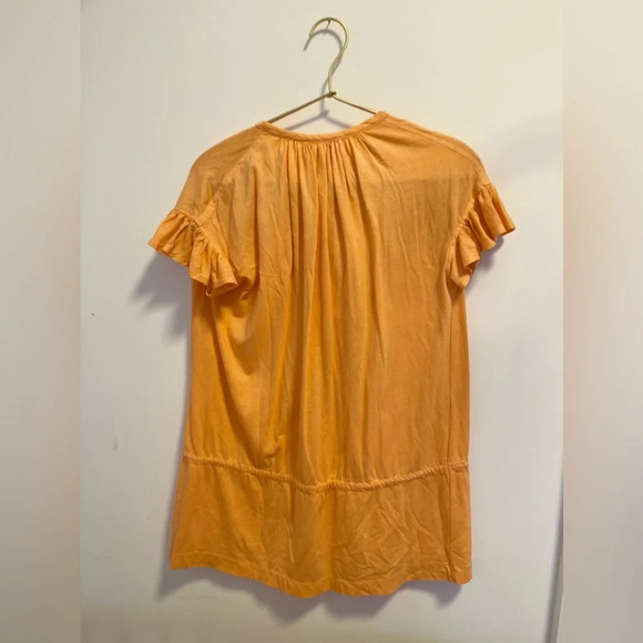 Vintage Yves Saint Laurent Orange Shirt Tunic - Picture 7 of 9